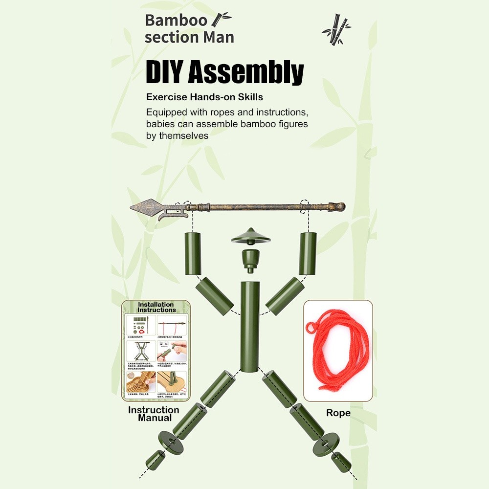 Board Game China - Battaglia a due giocatori Bamboo Man