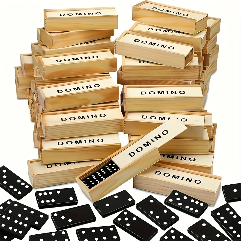 Board Game Monopoli - Set mini domino in legno da