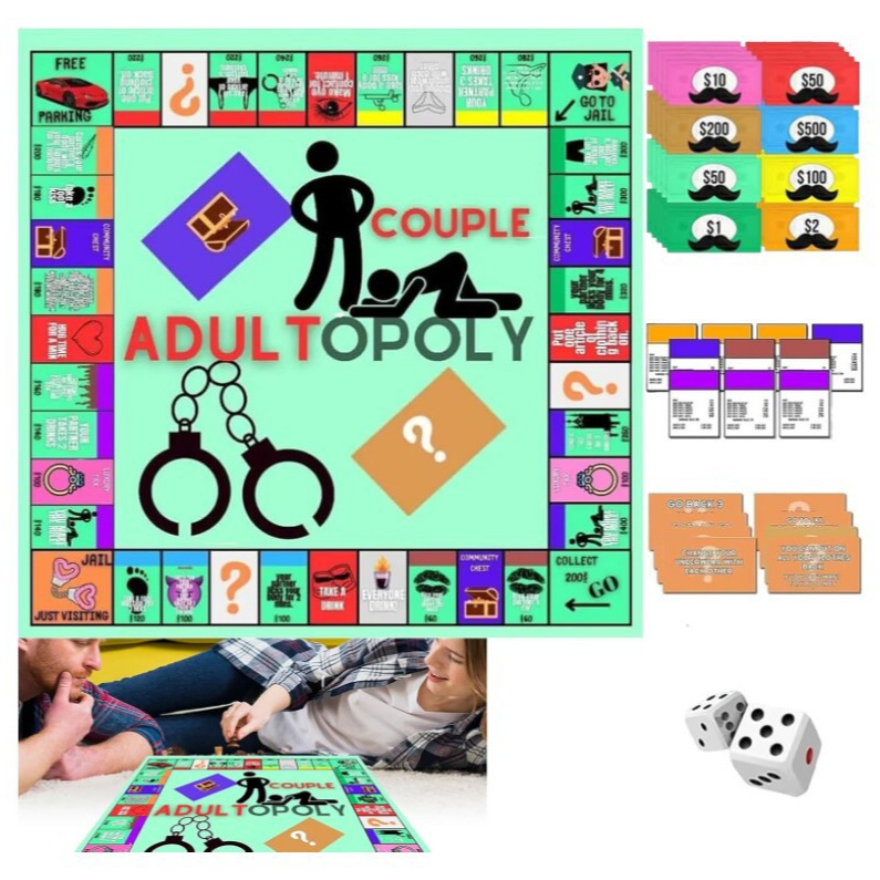 Board Game Monopoli - Gioco da Tavolo per Coppie Monopoly,