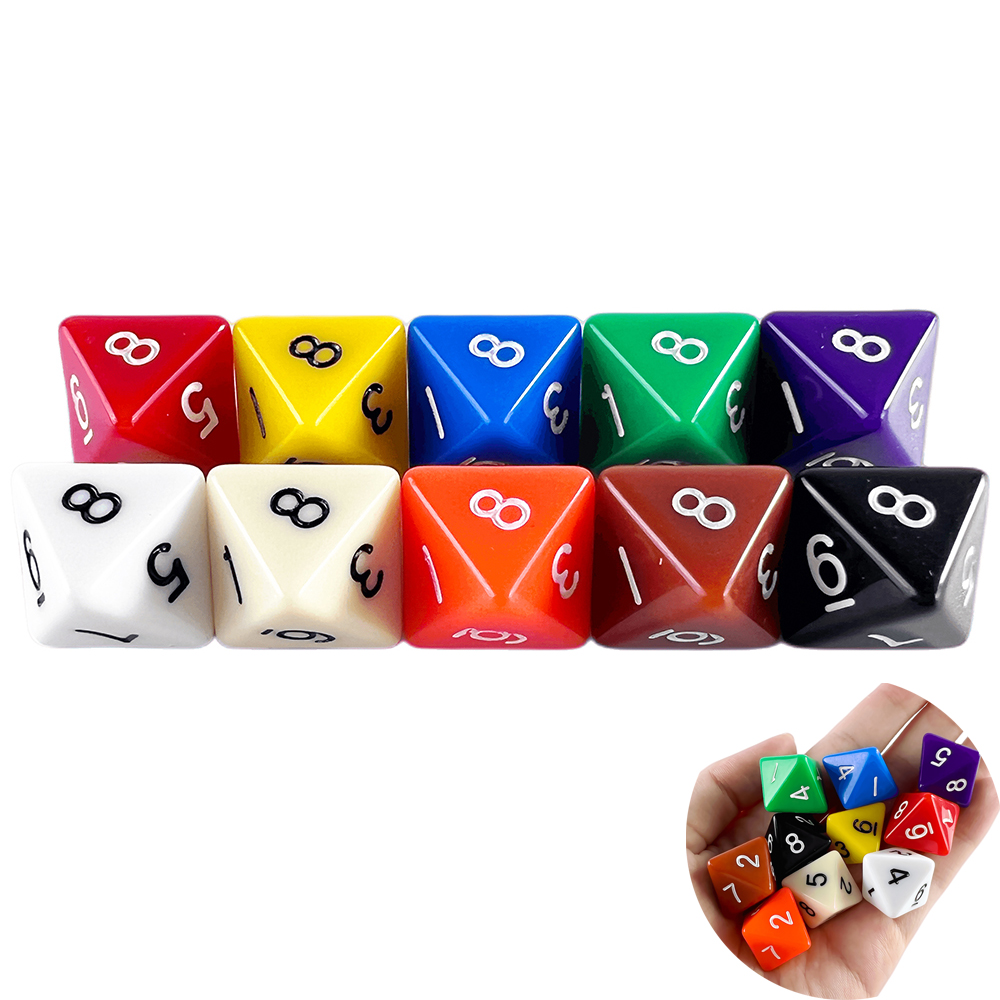 Board Game Pandemic - D8 Dadi poliedrici 15,5 mm TRPG