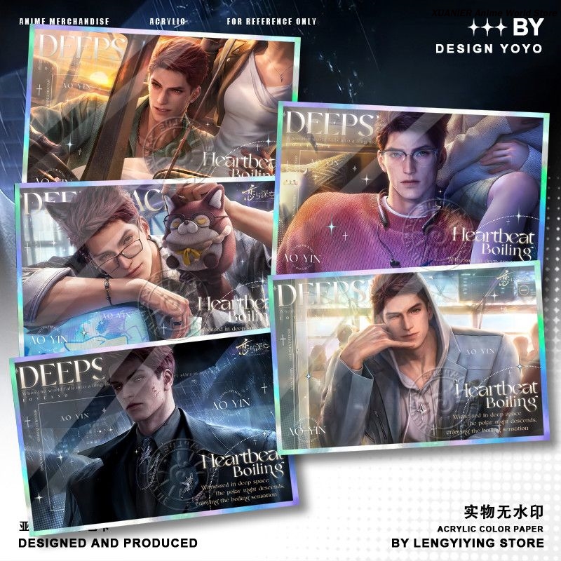 Board Games - Carta da Collezione in Acrilico Colorato