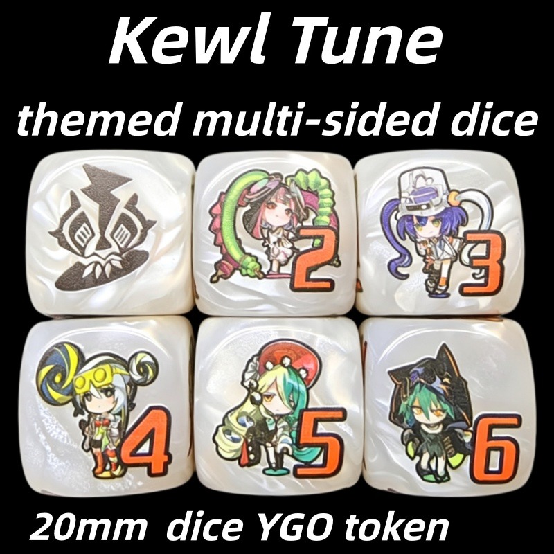 Board Game Verdant - Yu-Gi-Oh! Dadi Speciali Rotanti Multifaccia Kewl
