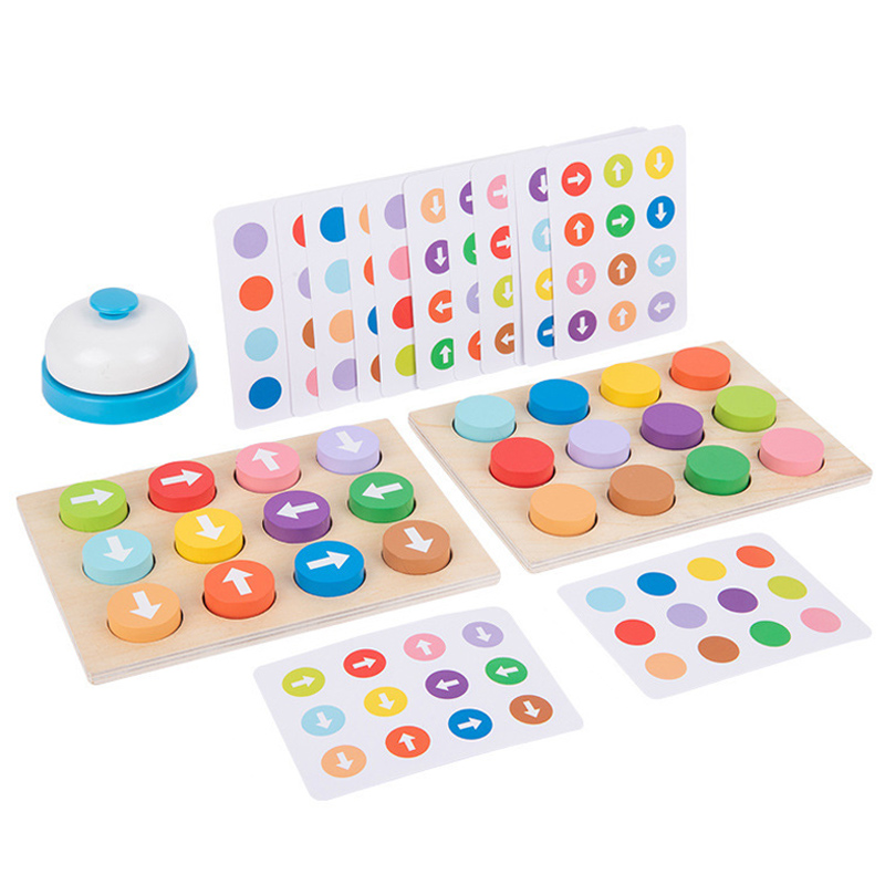 Board Game China - Montessori Colore Freccia Direzione Gioco da