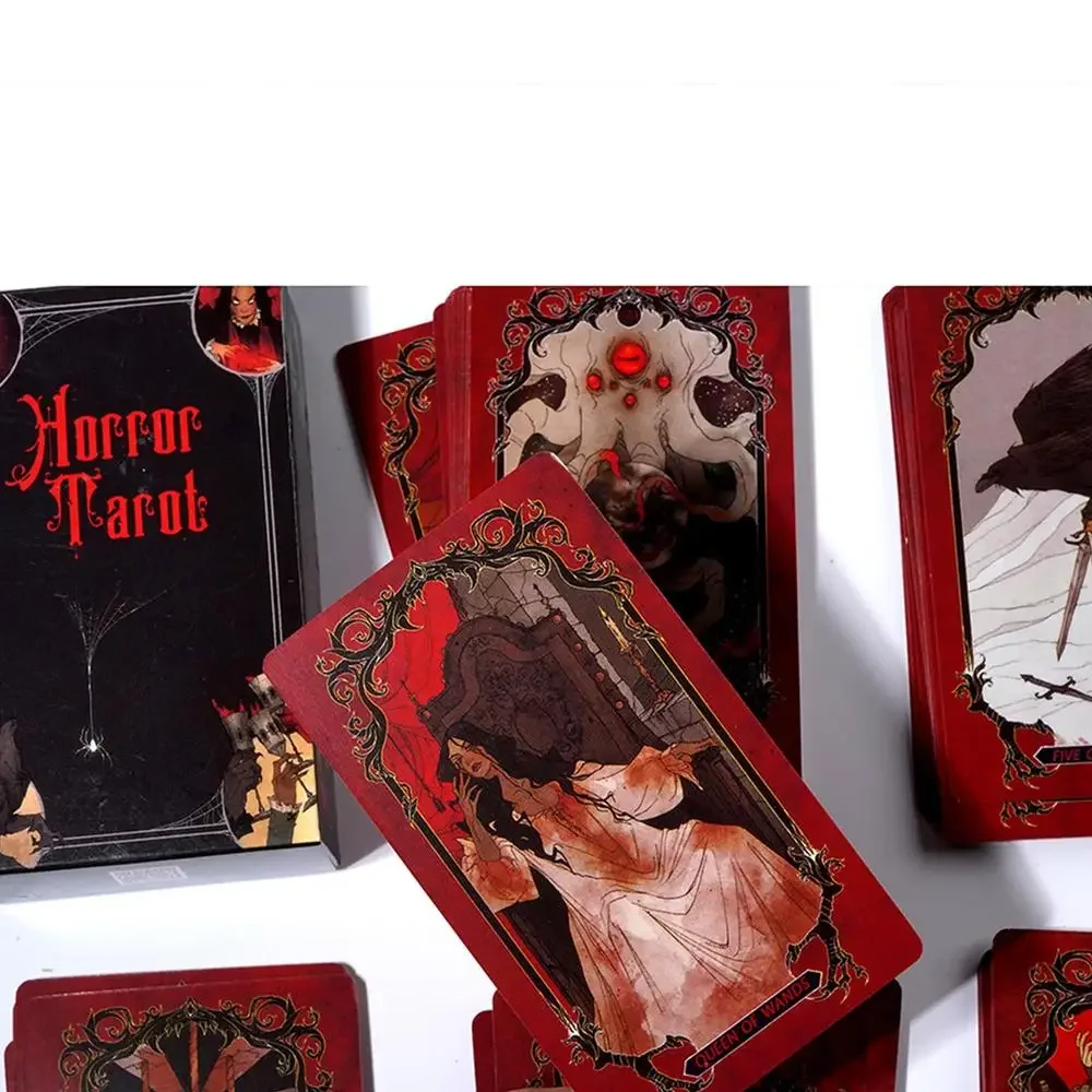 Board Game Or Boardgame - Carte dei tarocchi horror Stampa tascabile