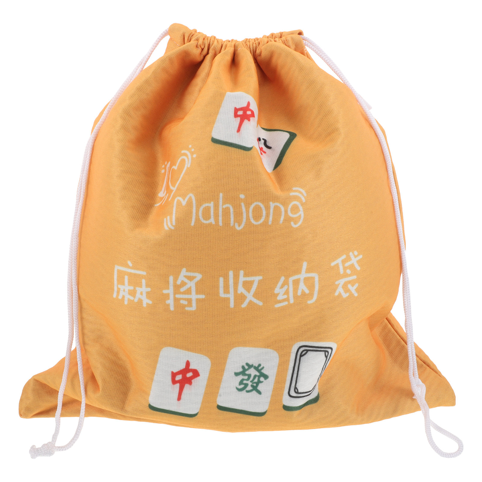 Tile Bag Drawstring - Grande Borsa in Tessuto per Mahjong