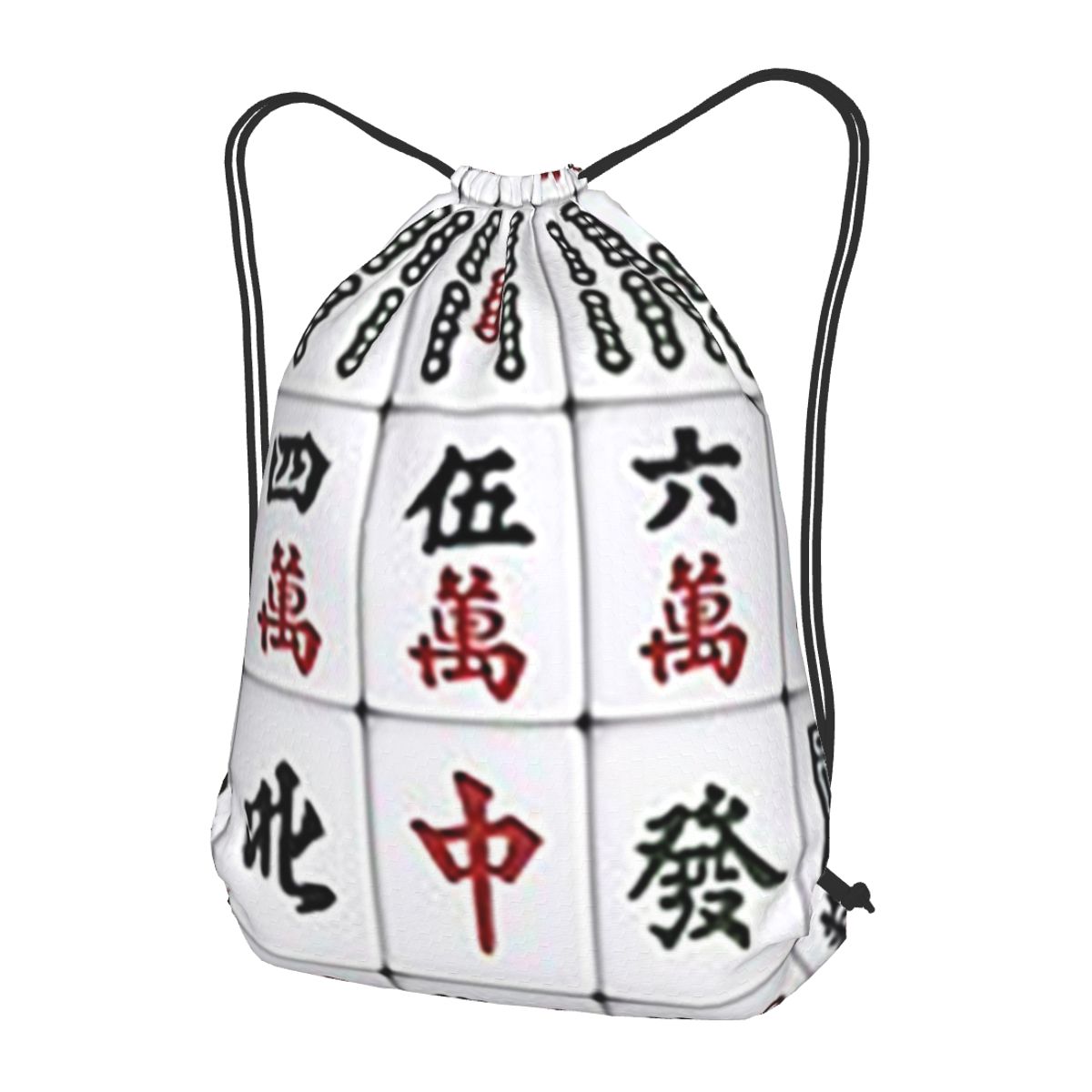 Zaini con motivo Mahjong Tile, - Tile Bag Drawstring recensione e prezzo