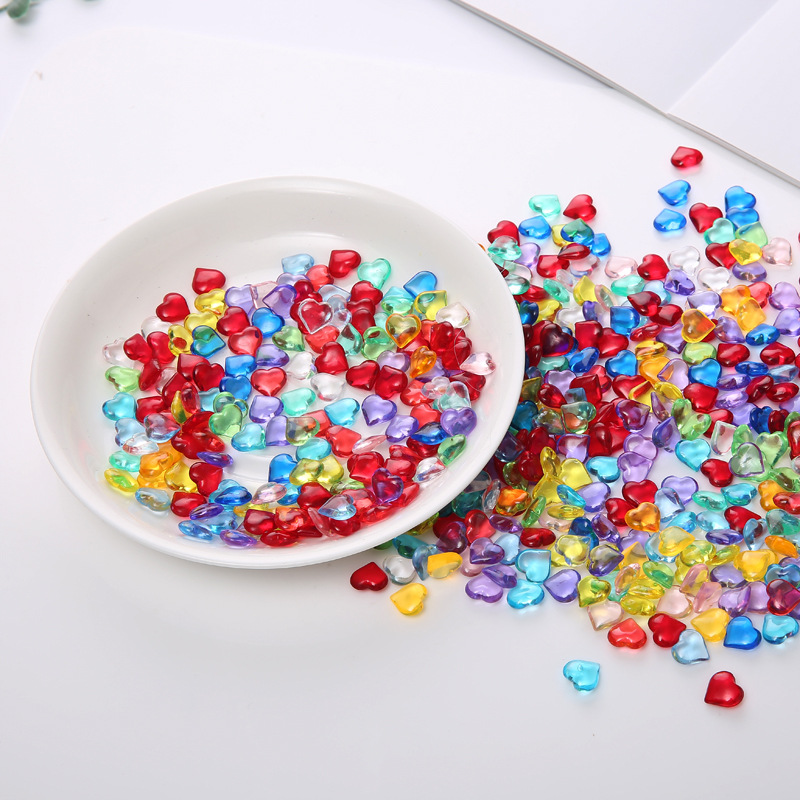 100 PZ 10*4mm Forma di Cuore A - Board Game Illustration recensione e prezzo