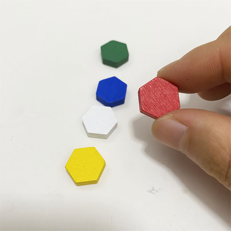 50 pezzi in legno prisma esago - Board Game Verdant recensione e prezzo