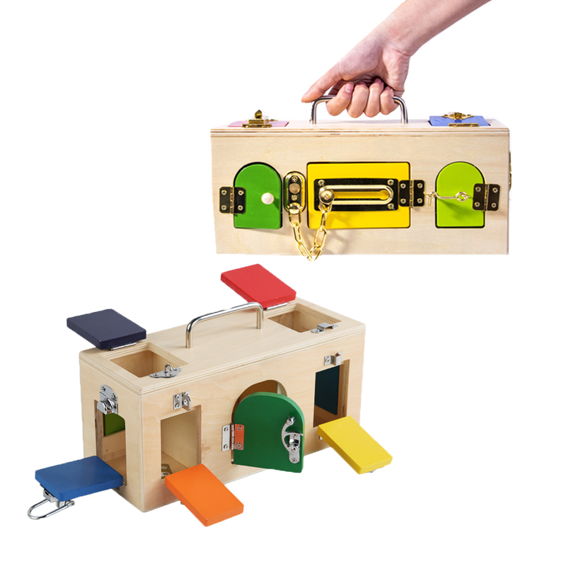 Montessori Lock Box Toy Attivi - Board Game Box recensione e prezzo