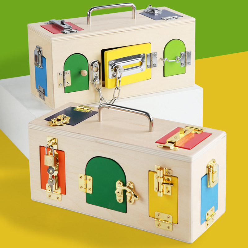 Montessori Lock Box Toy Attivi - Board Game Box recensione e prezzo