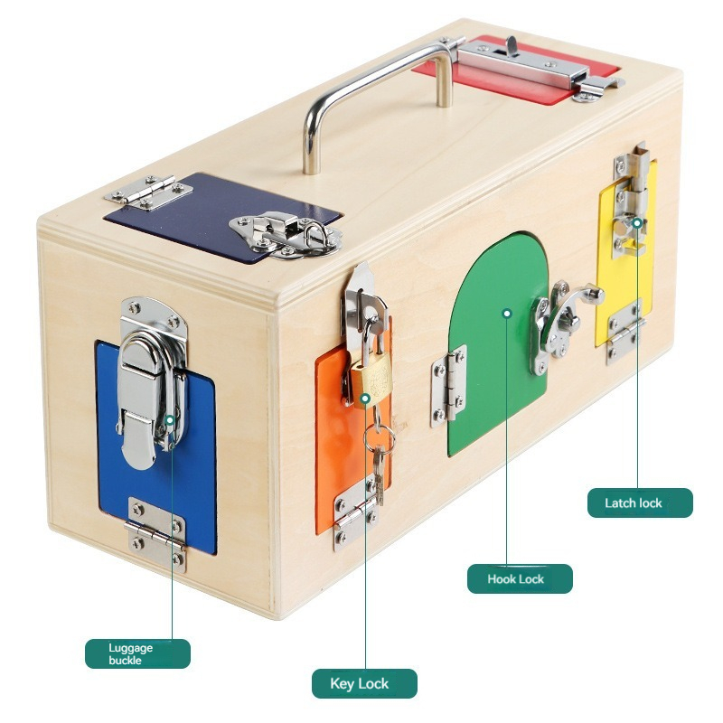 Montessori Lock Box Toy Attivi - Board Game Box recensione e prezzo