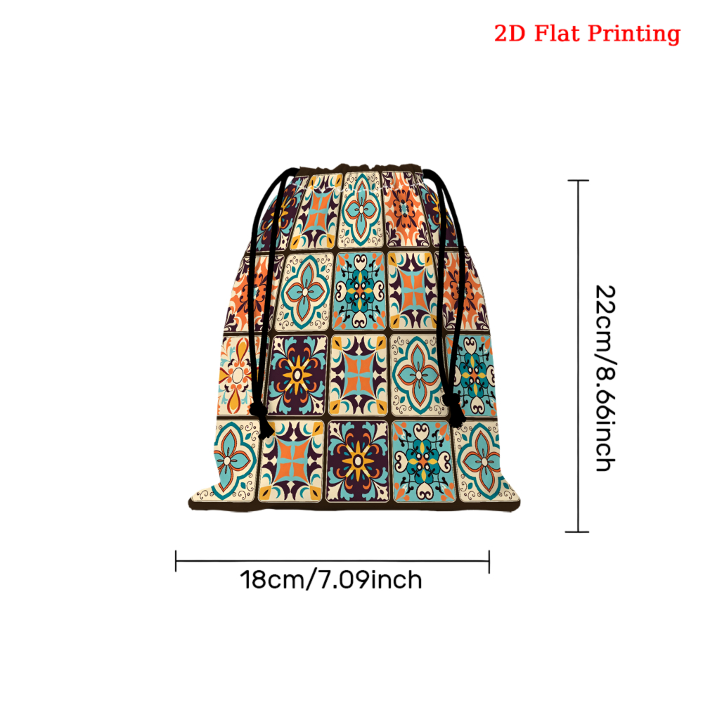 1 pezzo Borsa con coulisse vin - Tile Bag Drawstring recensione e prezzo
