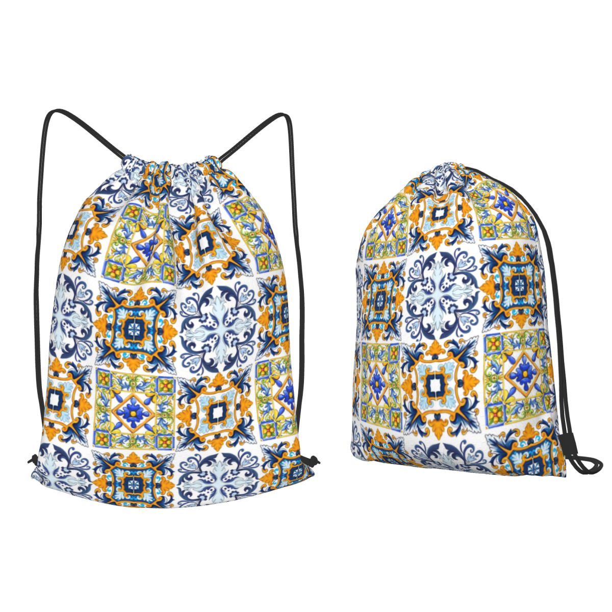 Copia delle tegole siciliane,  - Tile Bag Drawstring recensione e prezzo