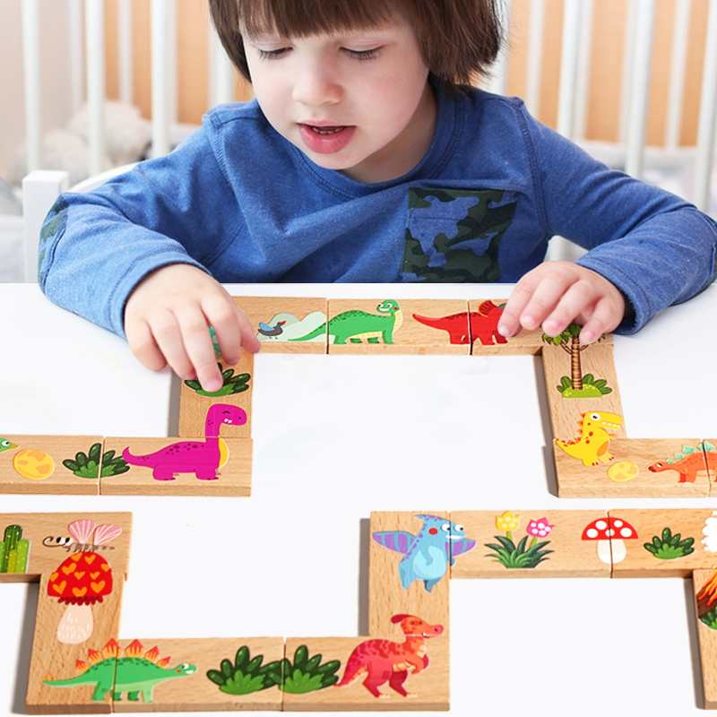 Dinosauro in legno Domino Memo - Board Game Monopoli recensione e prezzo