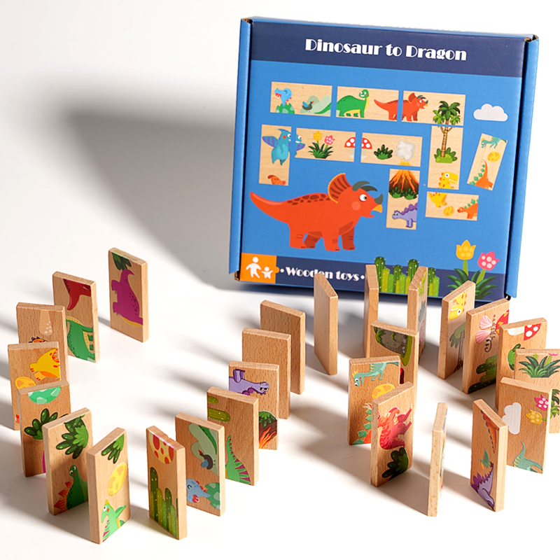 Dinosauro in legno Domino Memo - Board Game Monopoli recensione e prezzo