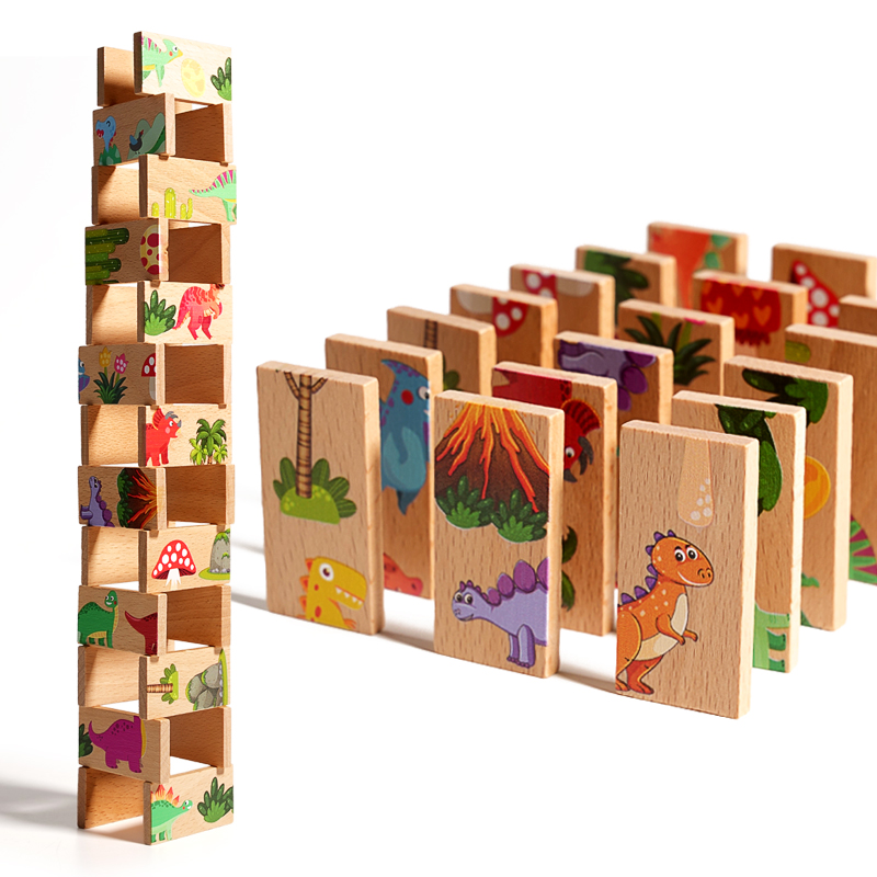Dinosauro in legno Domino Memo - Board Game Monopoli recensione e prezzo