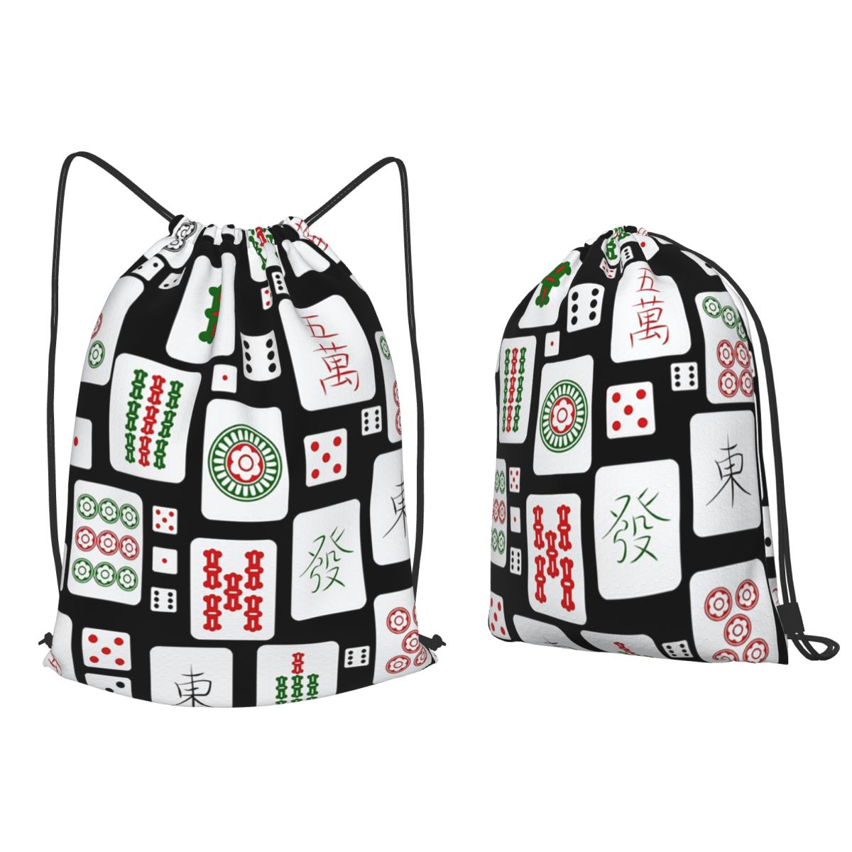 Zaini con motivo Mahjong e Dad - Tile Bag Drawstring recensione e prezzo