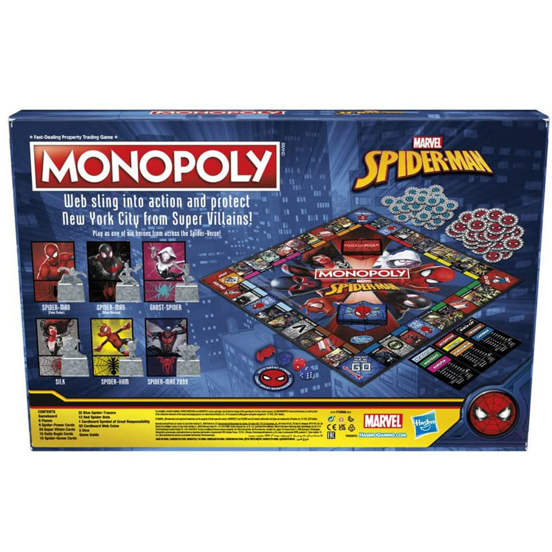 Marvel Spider-Man Monopoly Gio - Board Game Monopoli recensione e prezzo