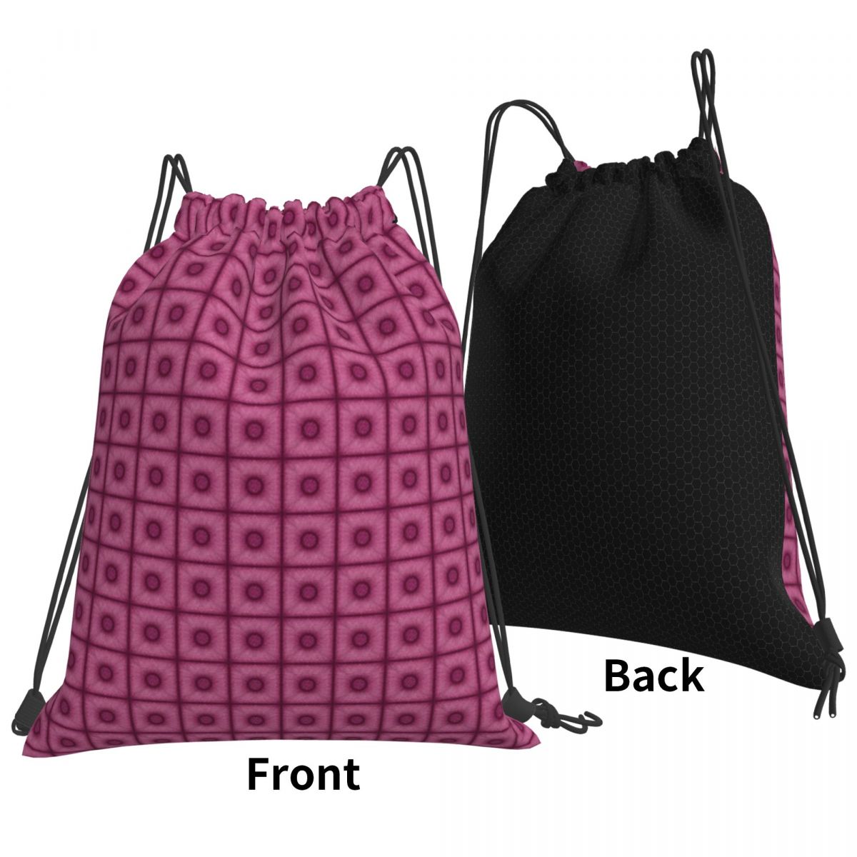 Zaini Poof Tile In Cherry Colo - Tile Bag Drawstring recensione e prezzo