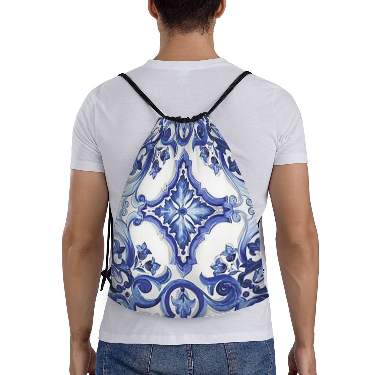 Zaini con motivo floreale orna - Tile Bag Drawstring recensione e prezzo