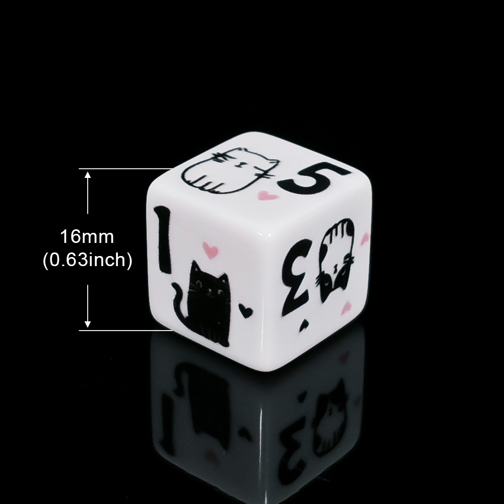 Set di 12 Dadi a Forma di Gatt - Board Game Illustration recensione e prezzo