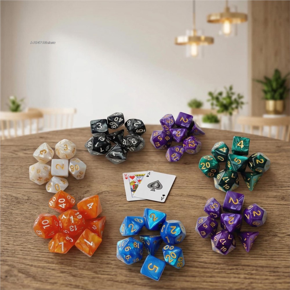 Set di 7 Dadi Poliedrici a Tem - Board Game Verdant recensione e prezzo