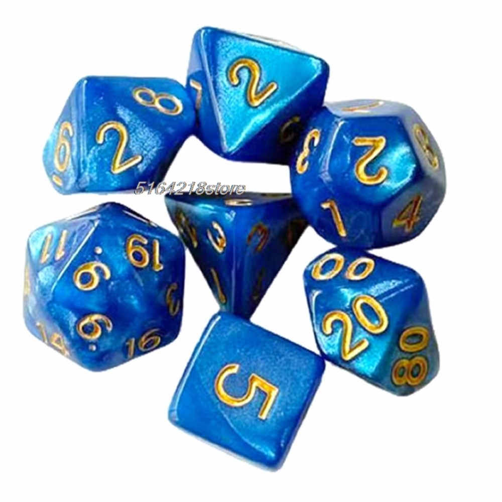 Set di 7 Dadi Poliedrici a Tem - Board Game Verdant recensione e prezzo